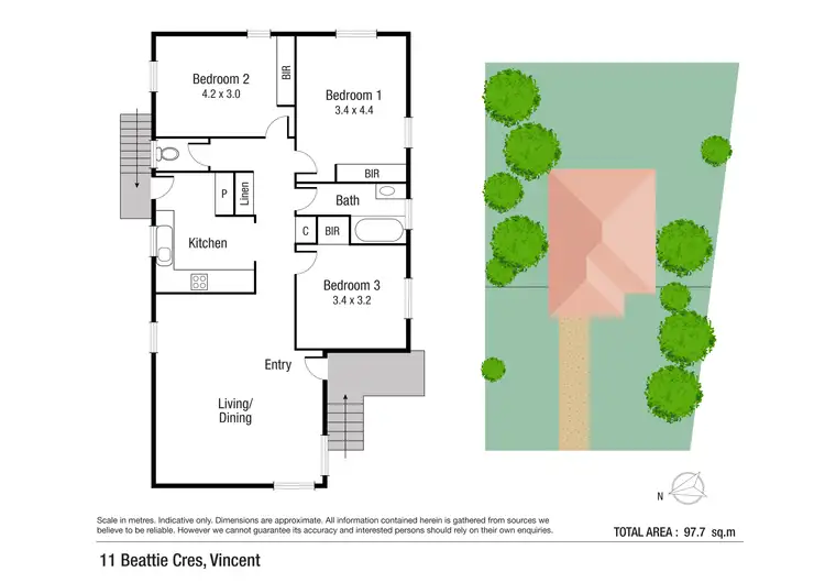 Floorplan of Homely house listing, 11 Beattie Crescent, Vincent QLD 4814