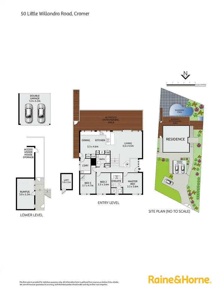 Floorplan of Homely house listing, 50 Little Willandra Road, Cromer NSW 2099