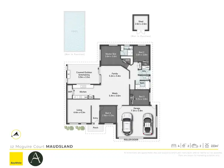 Floorplan of Homely house listing, 12 Mcguire Court, Maudsland QLD 4210