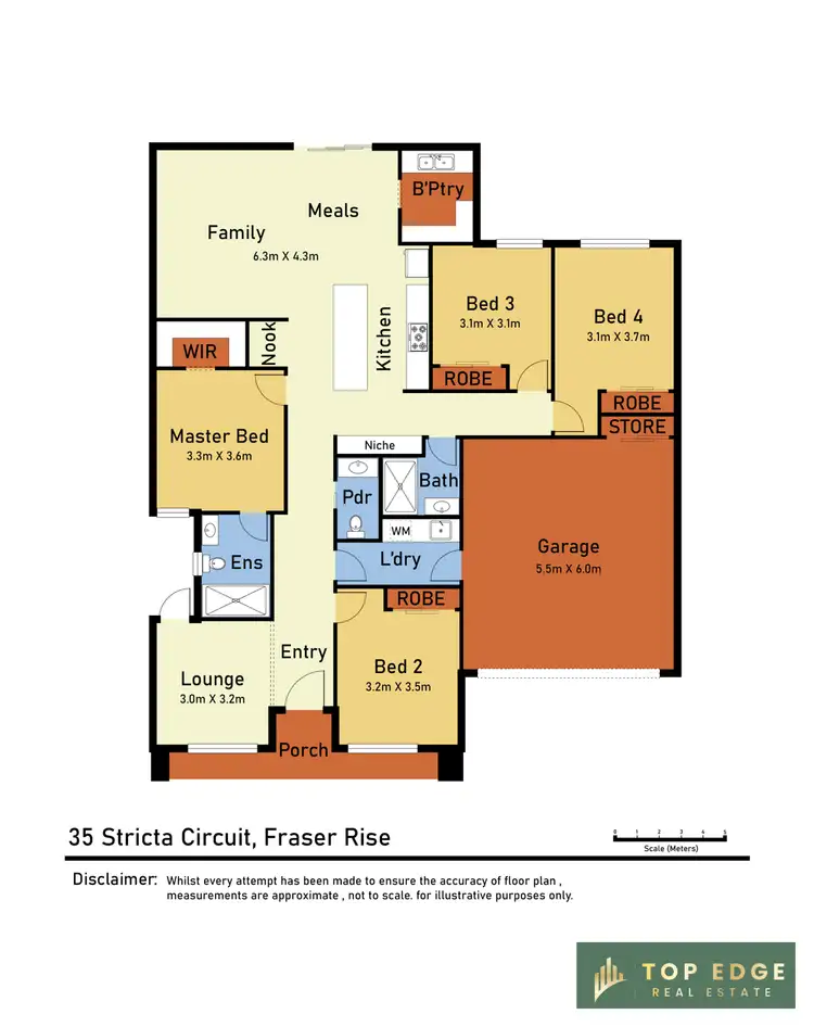 Floorplan of Homely house listing, 35 Stricta Circuit, Fraser Rise VIC 3336