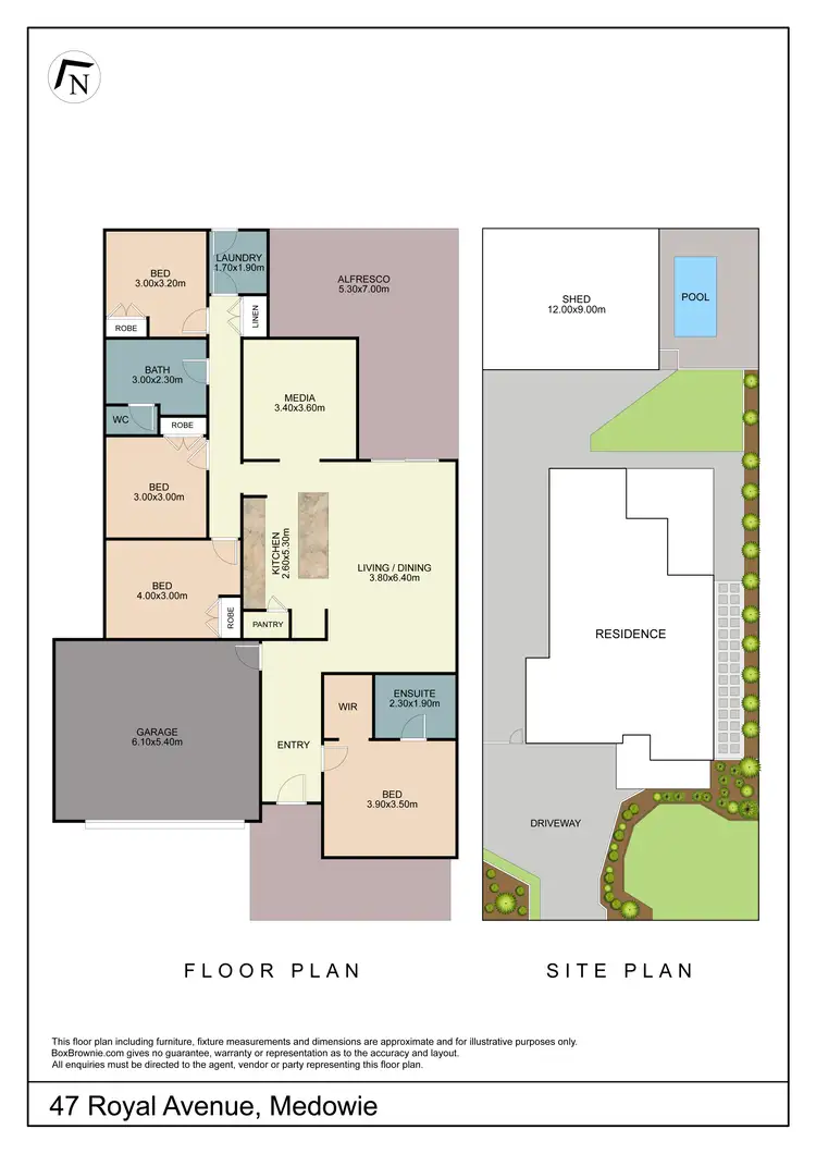 Floorplan of Homely house listing, 47 Royal Avenue, Medowie NSW 2318