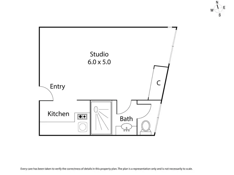 Floorplan of Homely apartment listing, 6/25 Hotham Street, East Melbourne VIC 3002