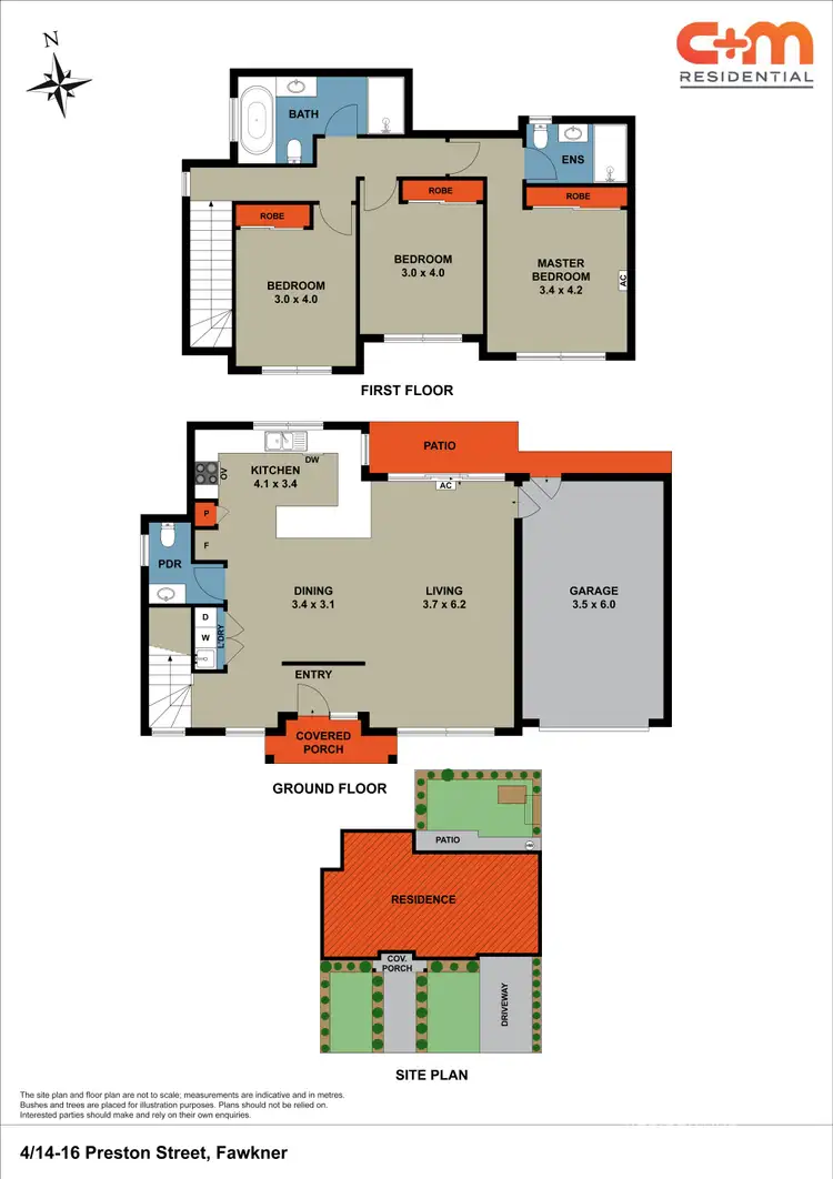 Floorplan of Homely townhouse listing, 4/14-16 Preston Street, Fawkner VIC 3060