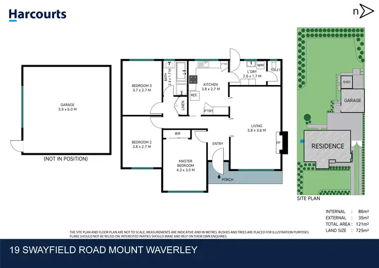 Floorplan of Homely house listing, 19 Swayfield Road, Mount Waverley VIC 3149