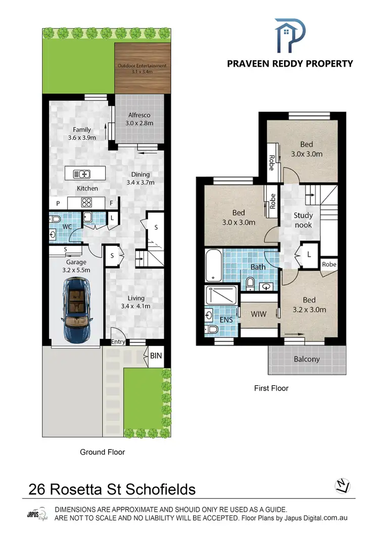 Floorplan of Homely house listing, 26 Rosetta Street, Schofields NSW 2762