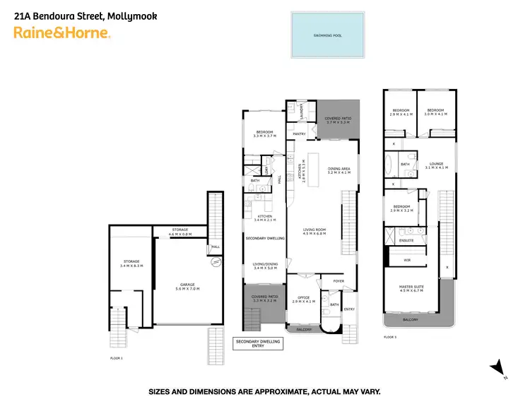 Floorplan of Homely house listing, 21A Bendoura Street, Mollymook NSW 2539