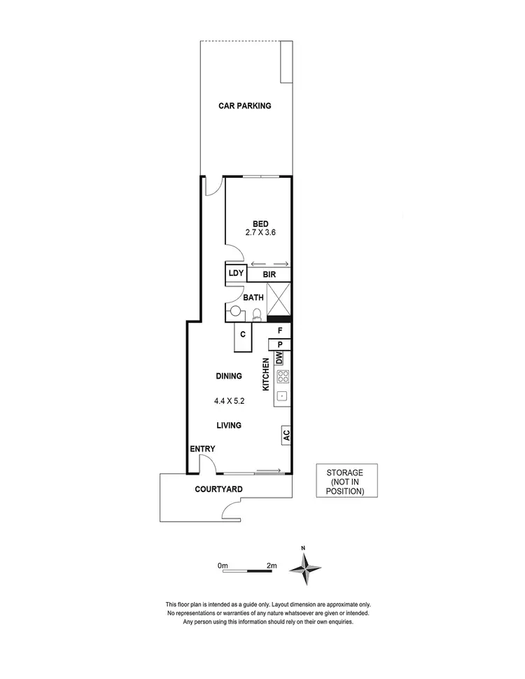 Floorplan of Homely apartment listing, 5001/185 Weston Street, Brunswick East VIC 3057