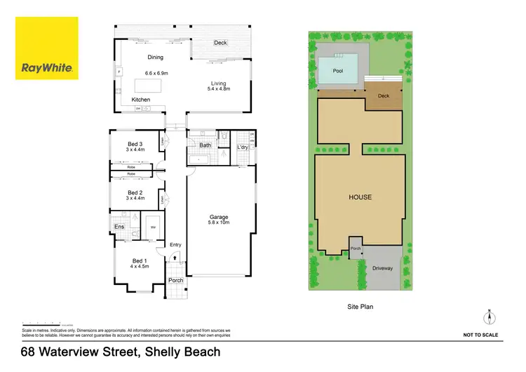 Floorplan of Homely house listing, 68 Waterview Street, Shelly Beach NSW 2261