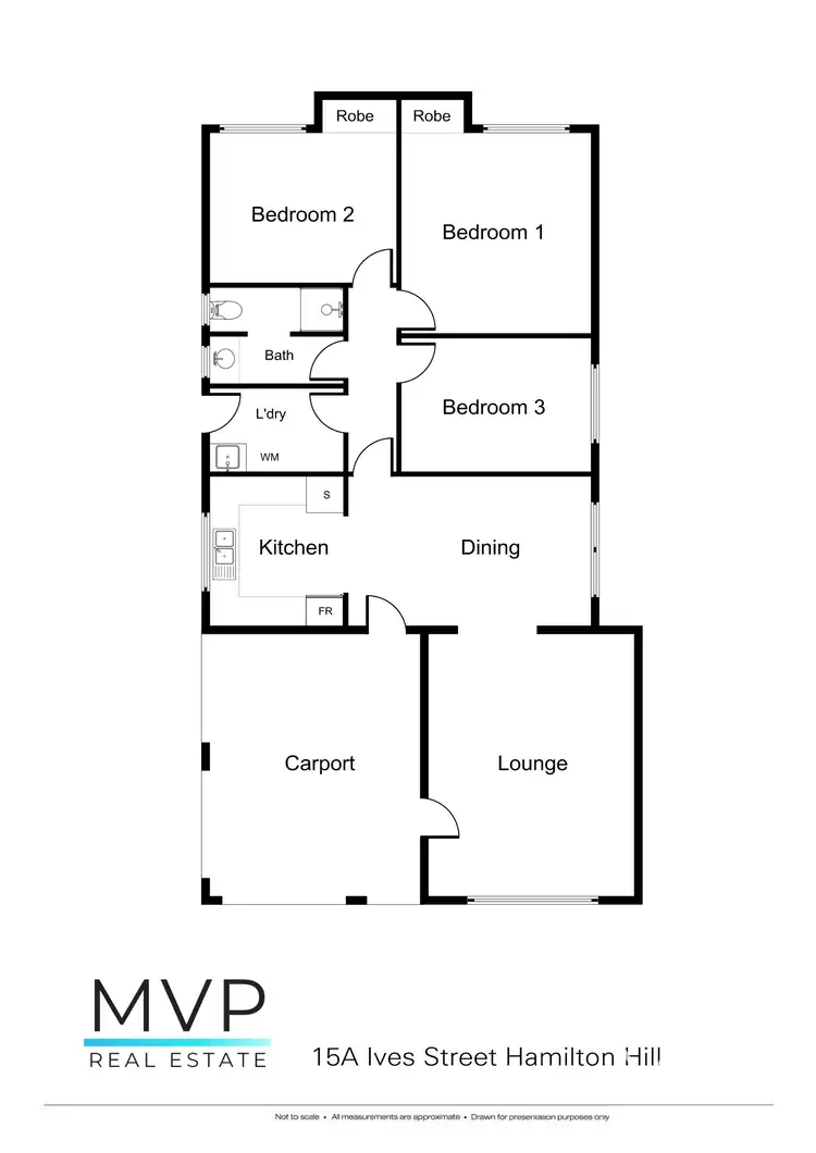 Floorplan of Homely semi-detached listing, 15A Ives Street, Hamilton Hill WA 6163