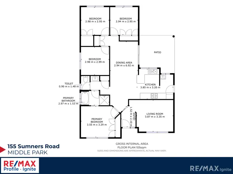 Floorplan of Homely house listing, 155 Sumners Road, Middle Park QLD 4074