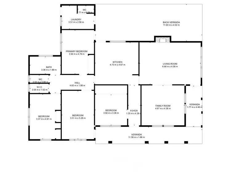 Floorplan of Homely rural property listing, 745 Balmattum North Road, Balmattum VIC 3666