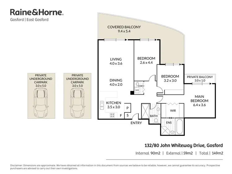 Floorplan of Homely apartment listing, 132/80 John Whiteway Drive, Gosford NSW 2250