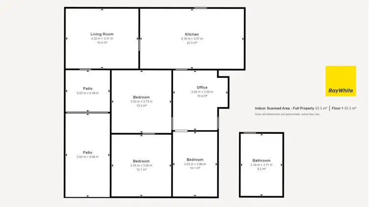 Floorplan of Homely rural property listing, 991 Mount Steadman Road, Mount Steadman QLD 4625