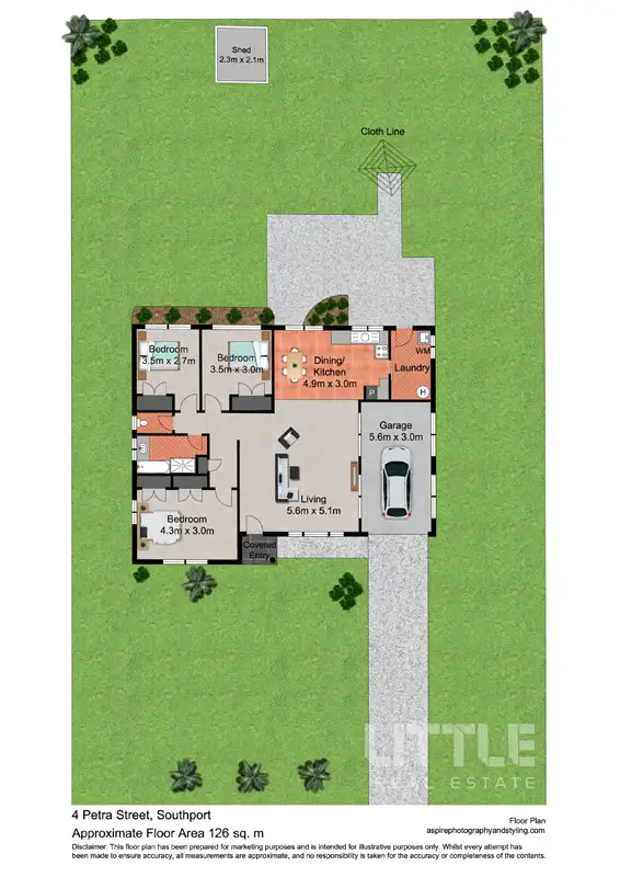 Floorplan of Homely house listing, 4 Petra Street, Southport QLD 4215