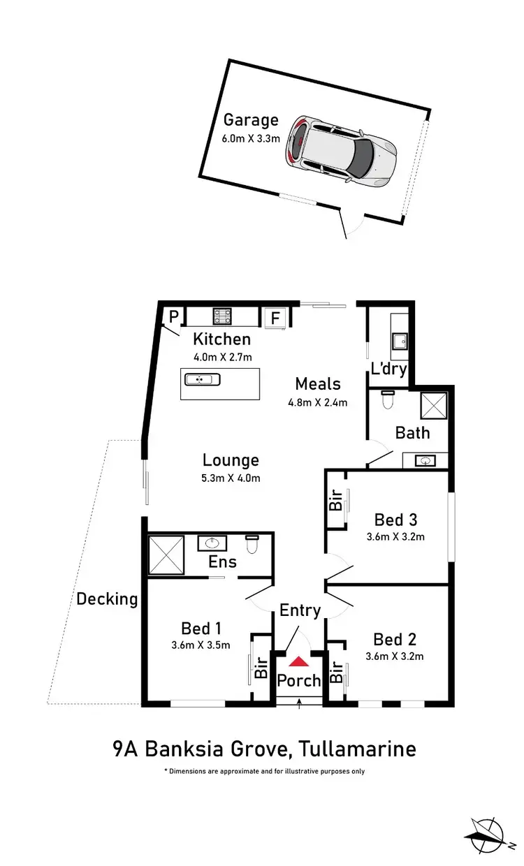 Floorplan of Homely house listing, 9A Banksia Grove, Tullamarine VIC 3043