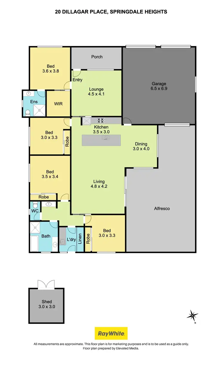Floorplan of Homely house listing, 20 Dillagar Place, Springdale Heights NSW 2641