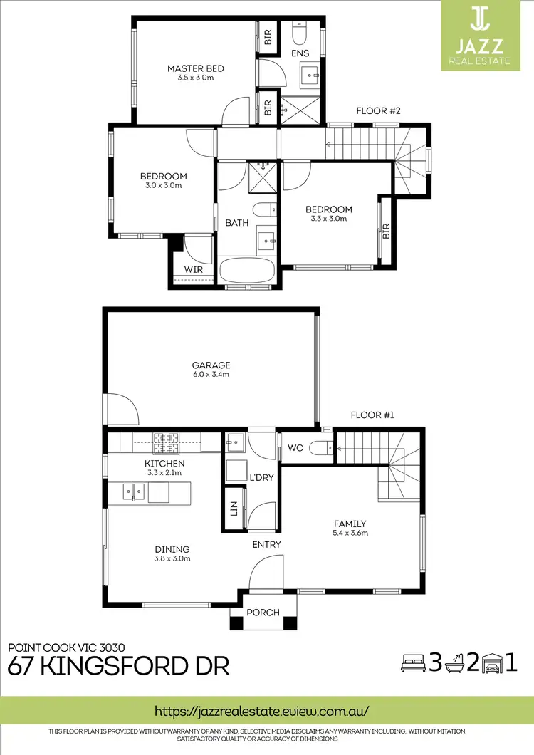 Floorplan of Homely house listing, 67 Kingsford Drive, Point Cook VIC 3030