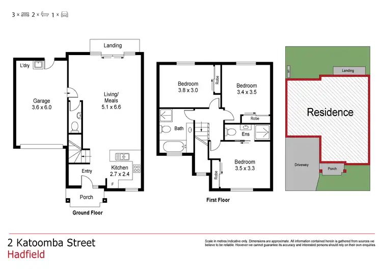 Floorplan of Homely house listing, 2 Katoomba Street, Hadfield VIC 3046