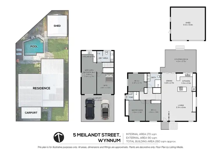 Floorplan of Homely house listing, 5 Meilandt Street, Wynnum QLD 4178