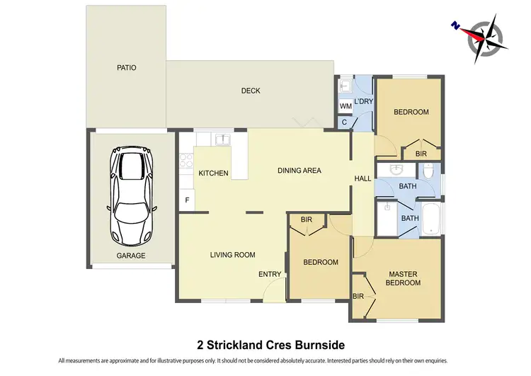 Floorplan of Homely house listing, 2 Strickland Crescent, Burnside VIC 3023