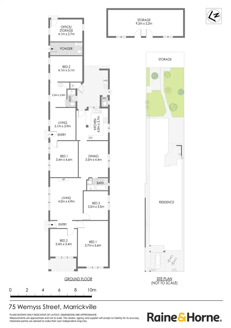 Floorplan of Homely house listing, 75 Wemyss Street, Marrickville NSW 2204