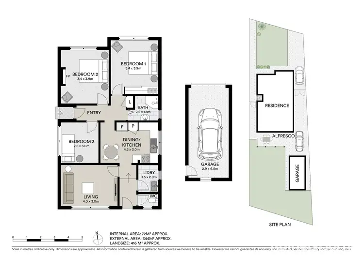 Floorplan of Homely house listing, 9 Alfred Street, Clemton Park NSW 2206