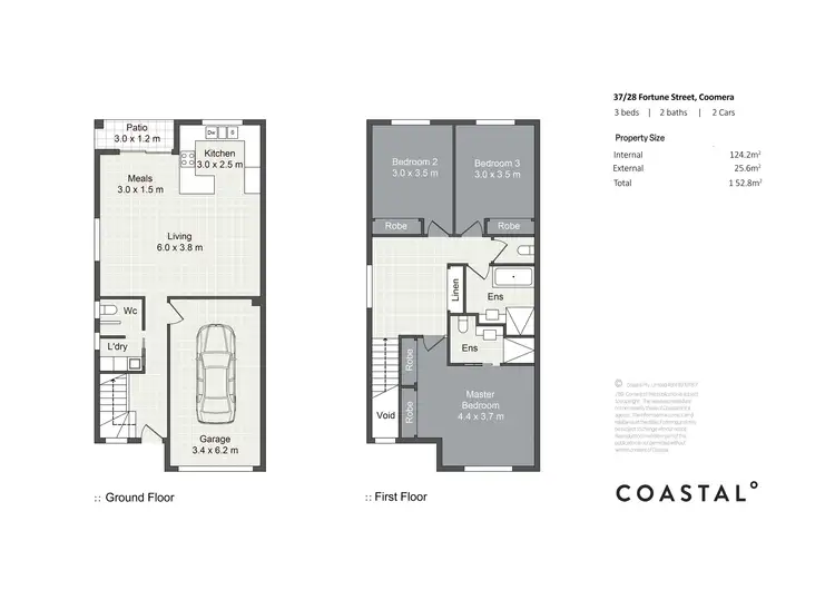Floorplan of Homely townhouse listing, 37/28 Fortune Street, Coomera QLD 4209