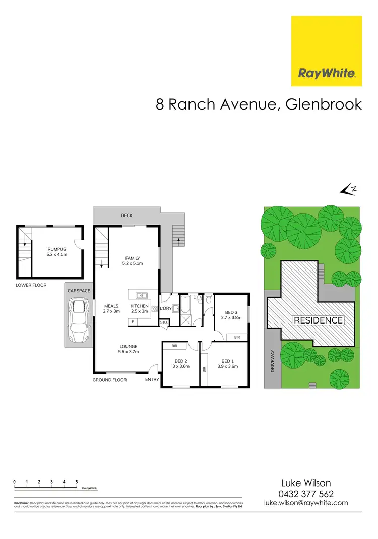 Floorplan of Homely house listing, 8 Ranch Avenue, Glenbrook NSW 2773