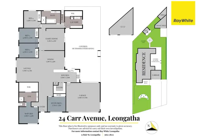 Floorplan of Homely house listing, 24 Carr Avenue, Leongatha VIC 3953
