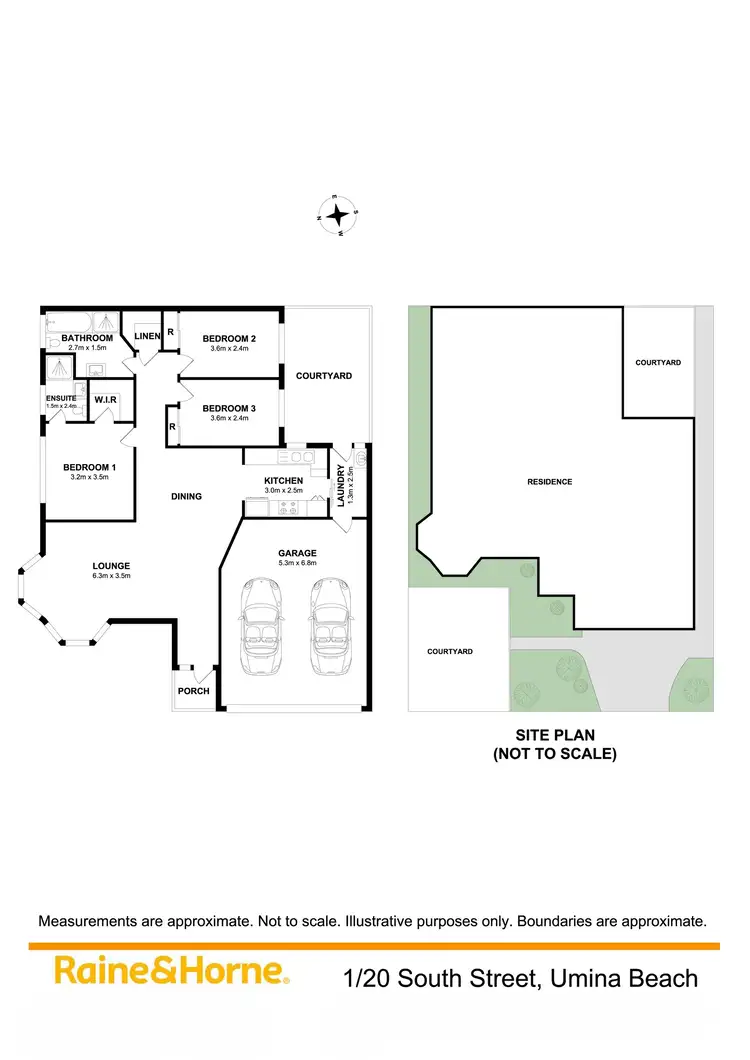Floorplan of Homely villa listing, 1/20 South Street, Umina Beach NSW 2257
