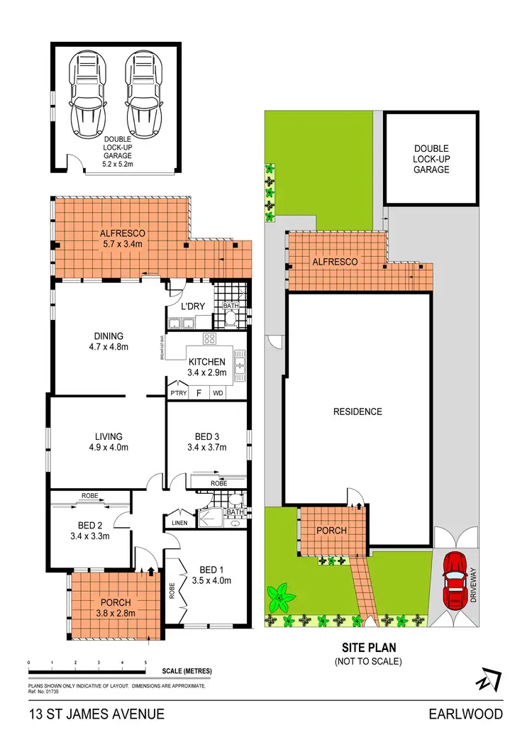 Floorplan of Homely house listing, 13 St James Avenue, Earlwood NSW 2206