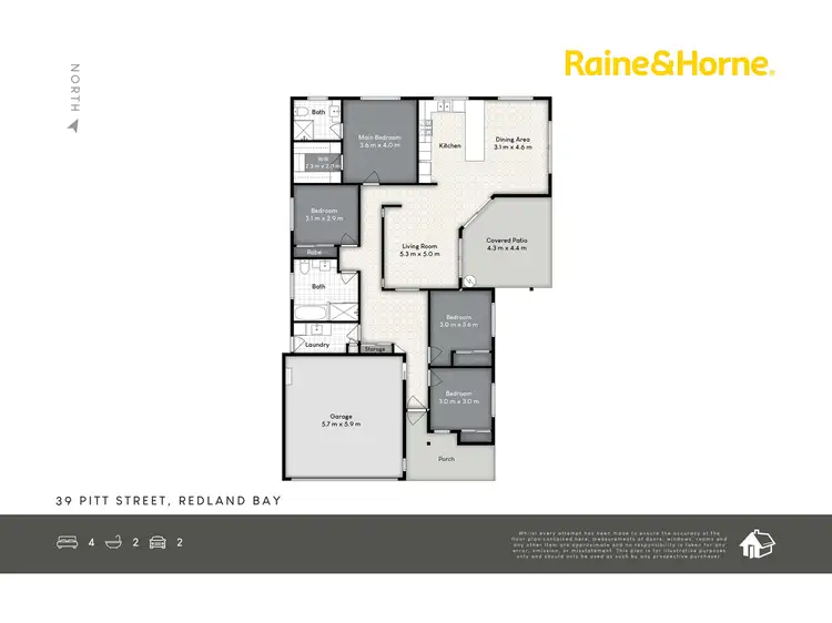 Floorplan of Homely house listing, 39 Pitt Street, Redland Bay QLD 4165