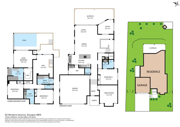 Floorplan of Homely house listing, 42 Windarra Avenue, Douglas QLD 4814