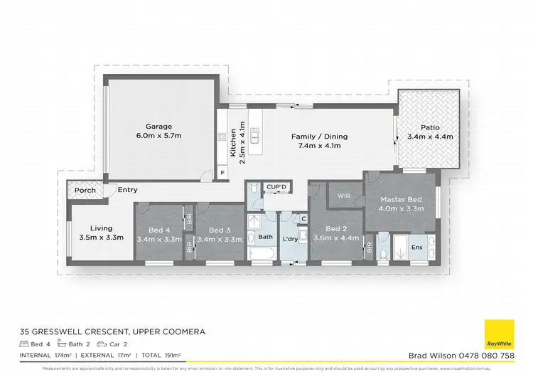 Floorplan of Homely house listing, 35 Gresswell Crescent, Upper Coomera QLD 4209