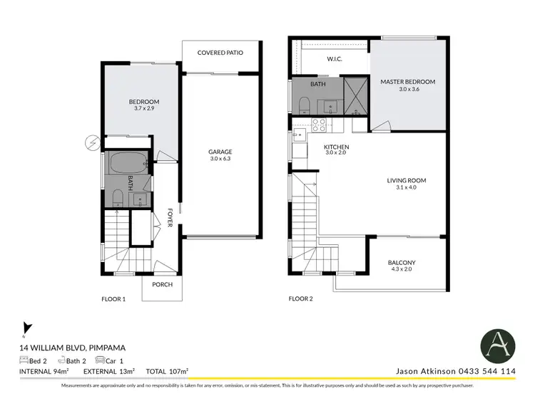 Floorplan of Homely house listing, 14 William Boulevard, Pimpama QLD 4209