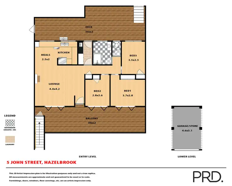 Floorplan of Homely house listing, 5 John Street, Hazelbrook NSW 2779