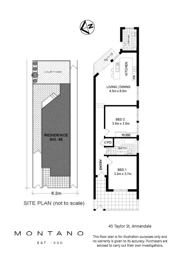 Floorplan of Homely house listing, 45 Taylor Street, Annandale NSW 2038