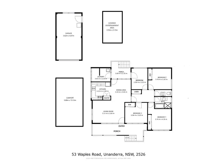 Floorplan of Homely house listing, 53 Waples Road, Unanderra NSW 2526