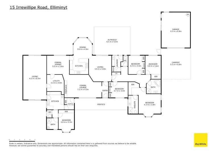 Floorplan of Homely house listing, 15 Irrewillipe Road, Elliminyt VIC 3250
