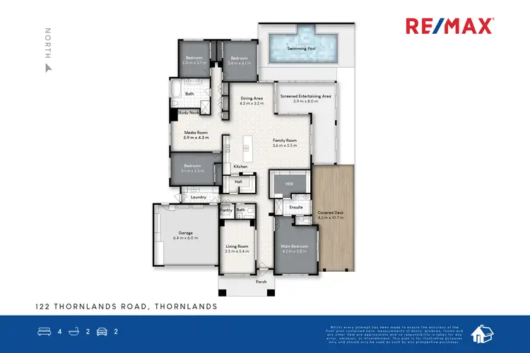 Floorplan of Homely house listing, 122 Thornlands Road, Thornlands QLD 4164