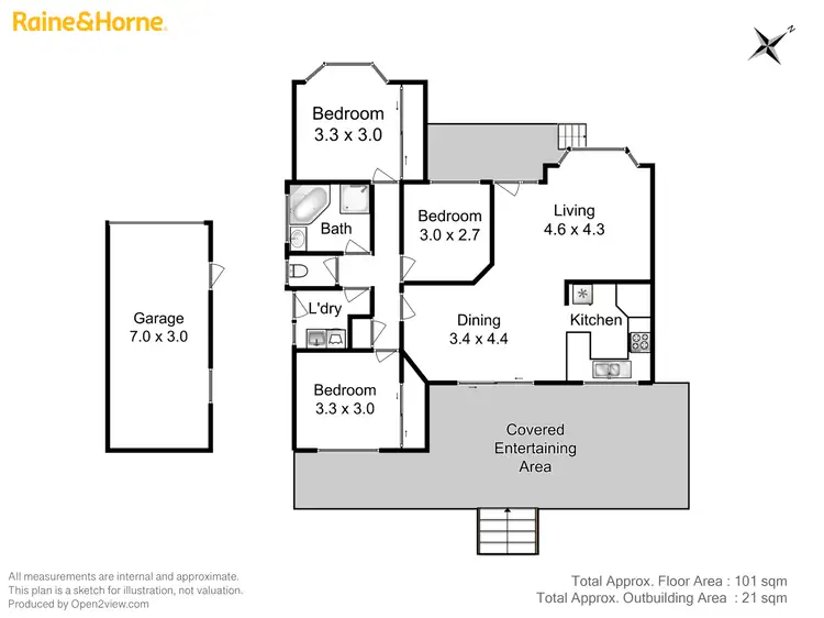 Floorplan of Homely house listing, 11 Fairview Drive, Kingston TAS 7050