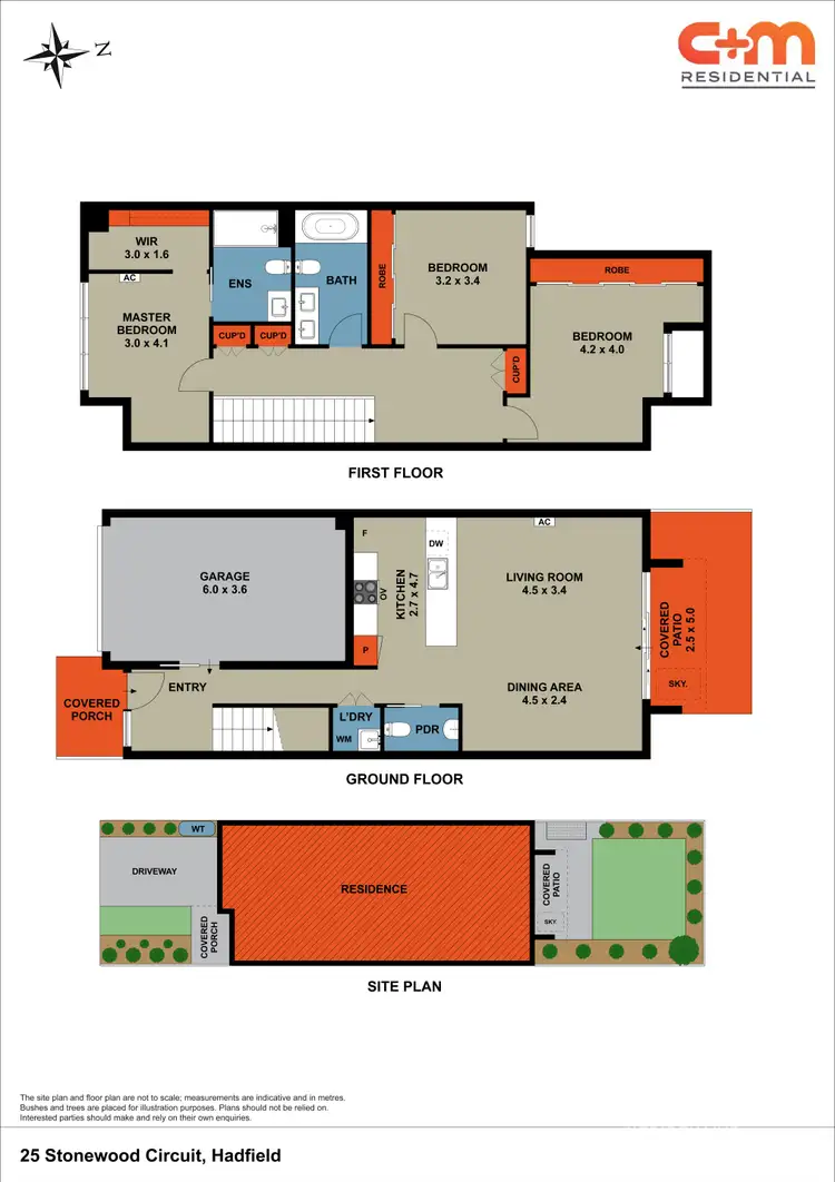 Floorplan of Homely townhouse listing, 25 Stonewood Circuit, Hadfield VIC 3046