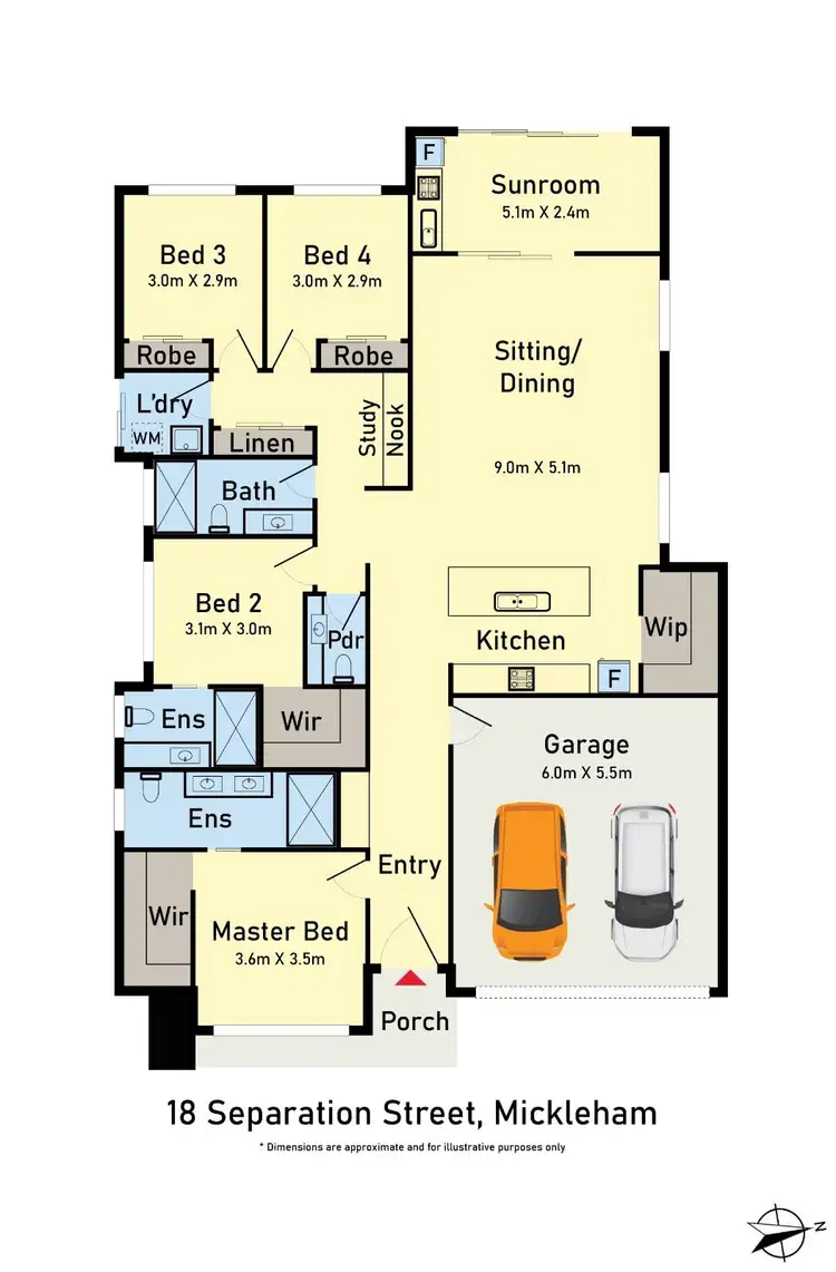 Floorplan of Homely house listing, 18 Separation Street, Mickleham VIC 3064