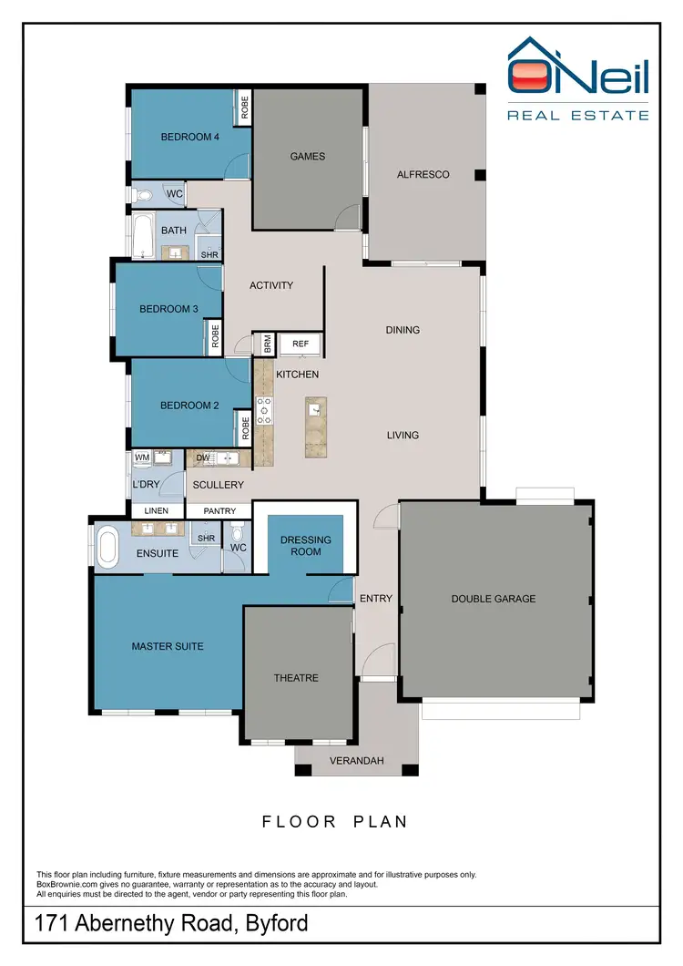 Floorplan of Homely house listing, 171 Abernethy Road, Byford WA 6122