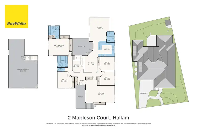Floorplan of Homely house listing, 2 Mapleson Court, Hallam VIC 3803