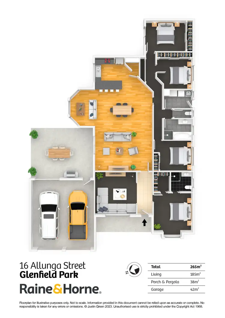 Floorplan of Homely house listing, 16 Allunga Street, Glenfield Park NSW 2650