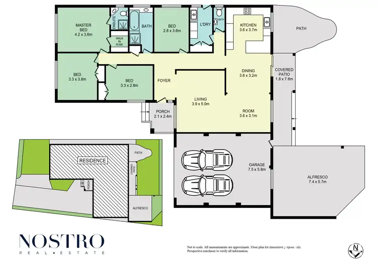 Floorplan of Homely house listing, 11 Madera Drive, Thomastown VIC 3074