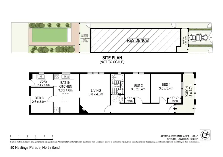 Floorplan of Homely house listing, 80 Hastings Parade, North Bondi NSW 2026