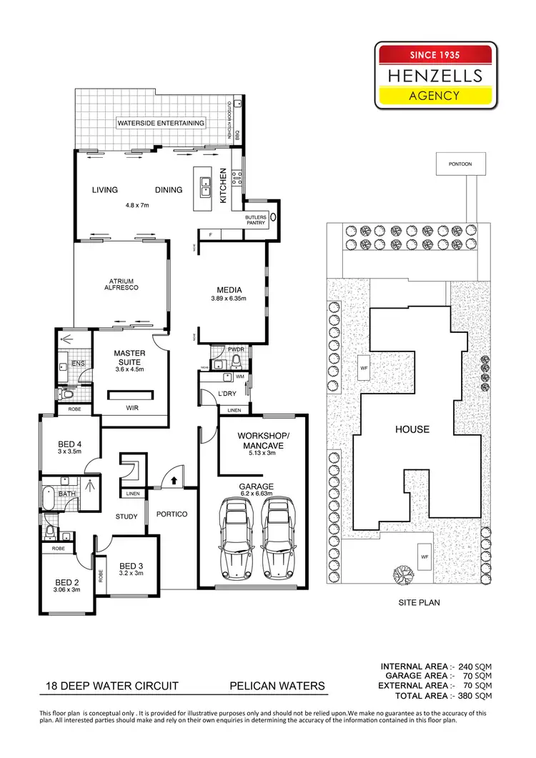 Floorplan of Homely house listing, 18 Deep Water Circuit, Pelican Waters QLD 4551