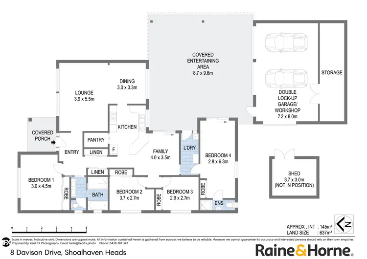 Floorplan of Homely house listing, 8 Davison Drive, Shoalhaven Heads NSW 2535